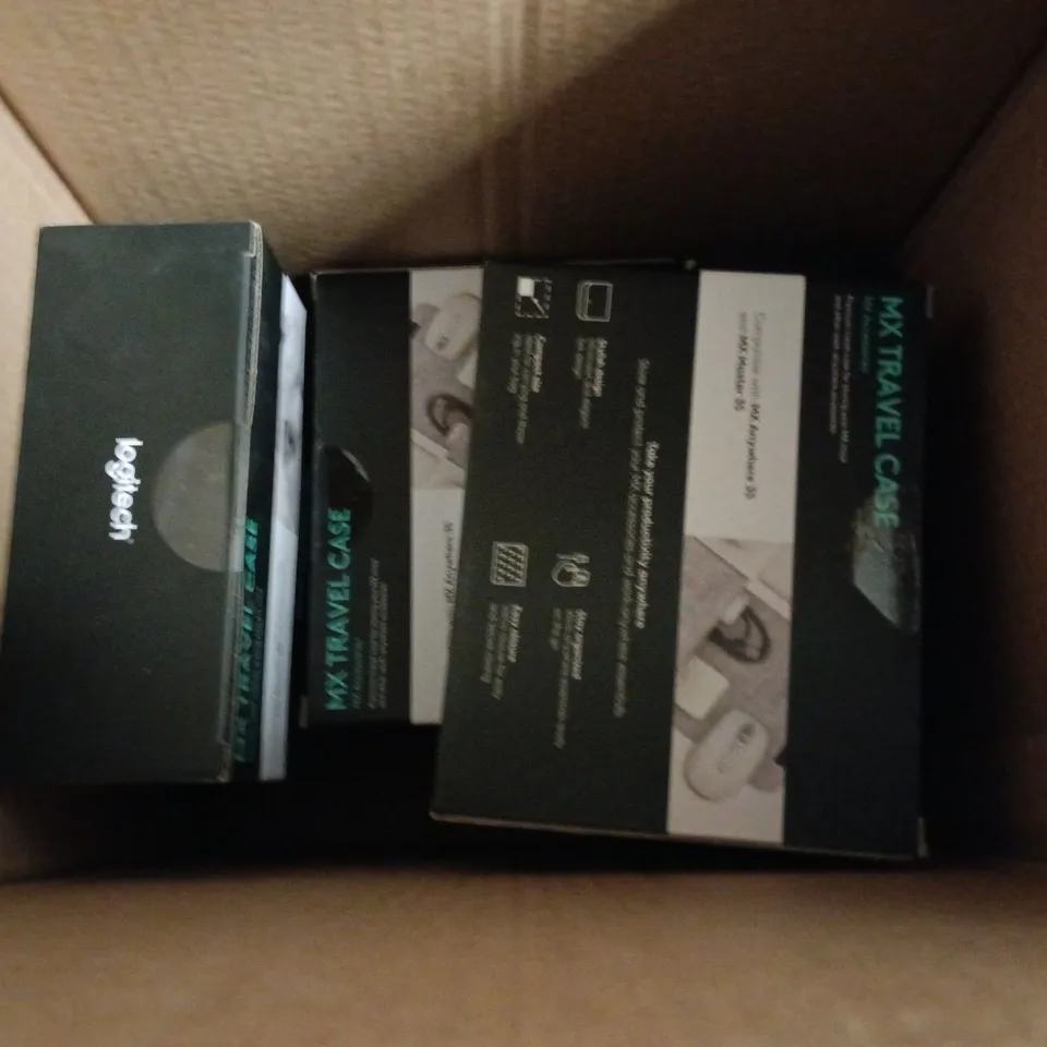 APPROXIMATELY 10 BOXED LOGITECH MX TRAVEL CASES