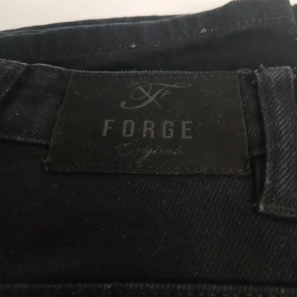 FORGE ORIGINAL JEANS – DARK DENIM, UK 30 WAIST, REGULAR LEG (MEN'S)