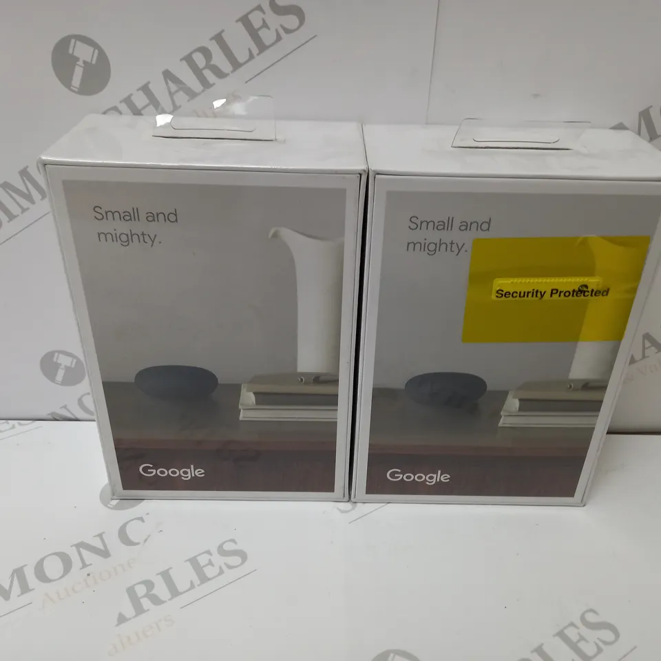 2 BRAND NEW BOXED GOOGLE NEST MINI'S 2ND GENERATION