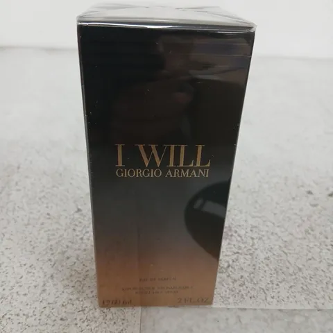 GIORGIO ARMANI I WILL EAU DE PARFUM 60 ML