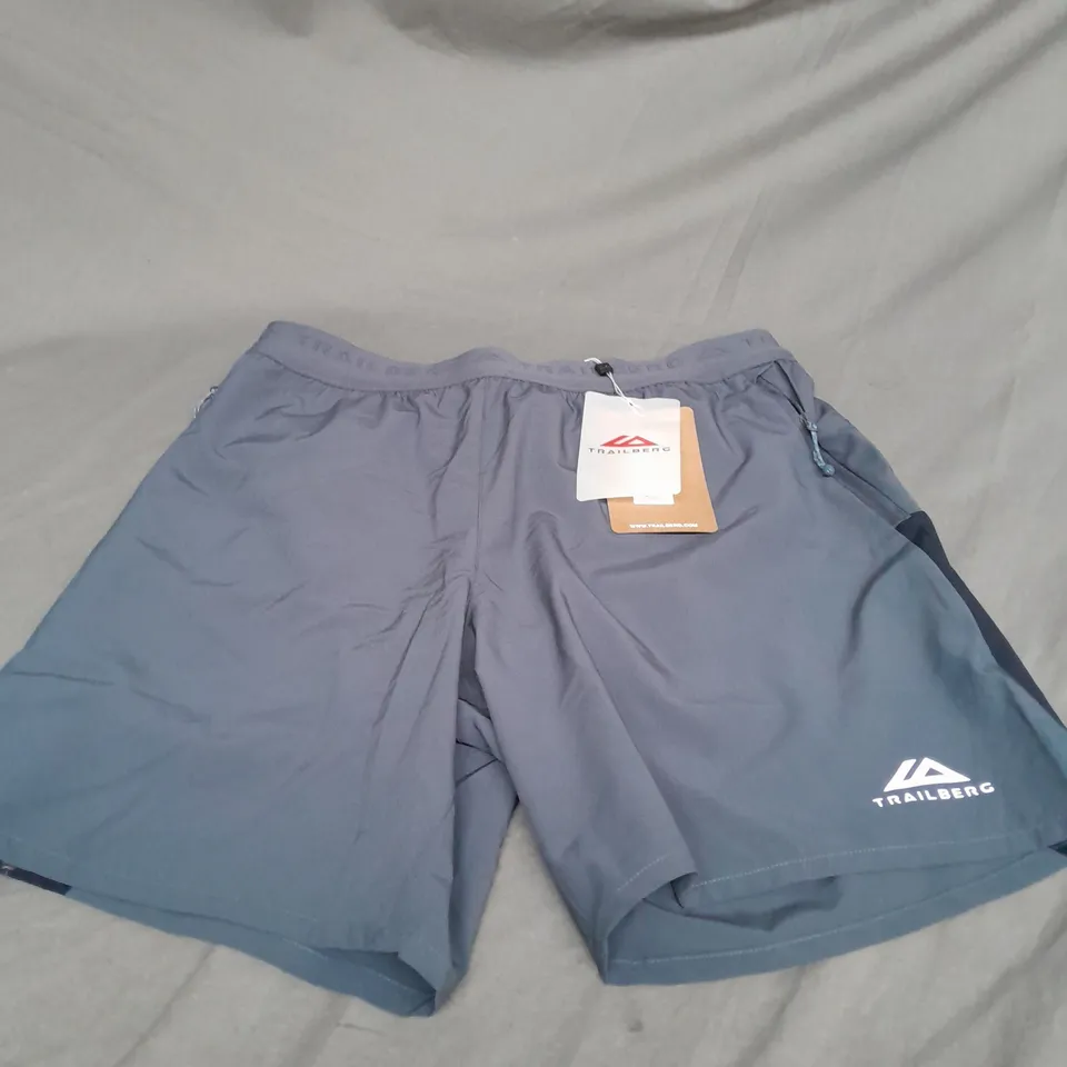 TRAILBERG AW24 TRIATHLON SHORTS IN GRWEY SIZE M