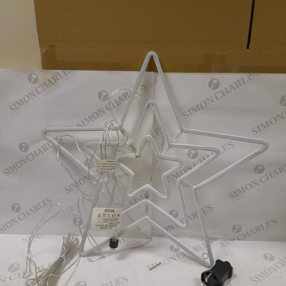 MULTICOLOURED STAR NEON LED LIGHT