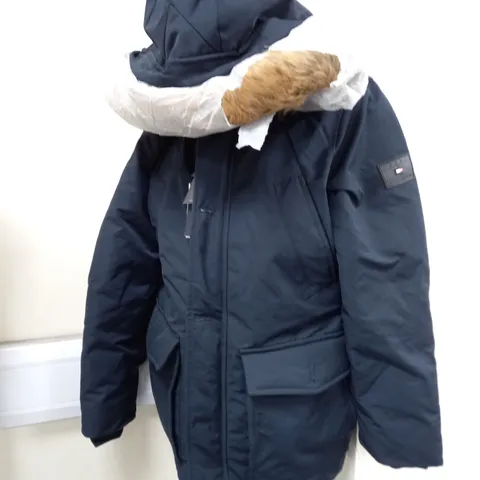 TOMMY ROCKIE PARKA IN BLUE - LARGE