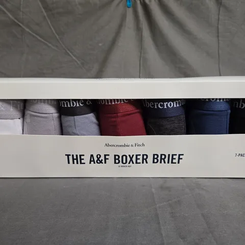 BOXED ABERCROMBIE AND FITCH BOXER BRIEFS - LARGE