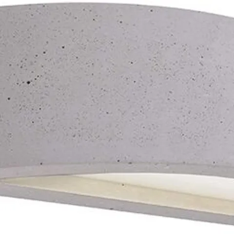 BOXED KAPEGO LED SARIN 1 LIGHT UP & DOWNLIGHT CONCRETE GREY 7.5CM H X 30CM W X 10CM