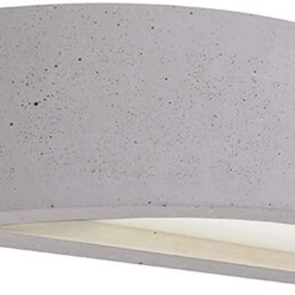 BOXED KAPEGO LED SARIN 1  LIGHT UP & DOWNLIGHT CONCRETE GREY  7.5CM H X 30CM W X 10CM