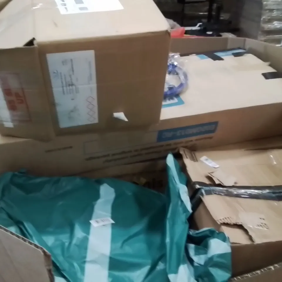 PALLET OF ASSORTED HOUSEHOLD GOODS AND PRODUCTS TO INCLUDE;PILLOW POPUP BEACH TENT,WALL PANELS