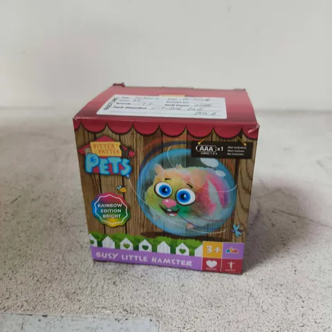 BOX OF APPROXIMATELY 12 X BUSY LITTLE HAMSTER – RAINBOW EDITION TOY