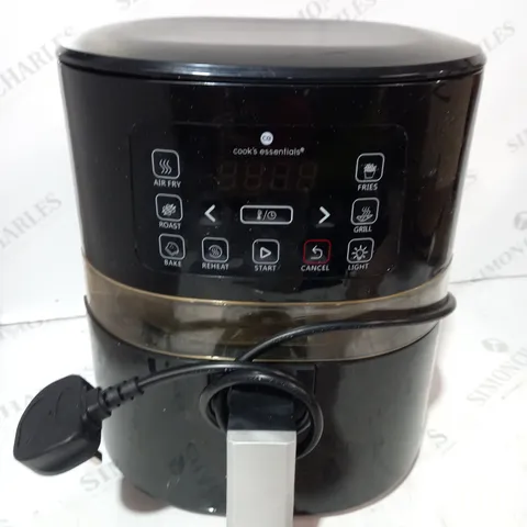 BOXED COOK'S ESSENTIALS 4L AIR FRYER - BLACK