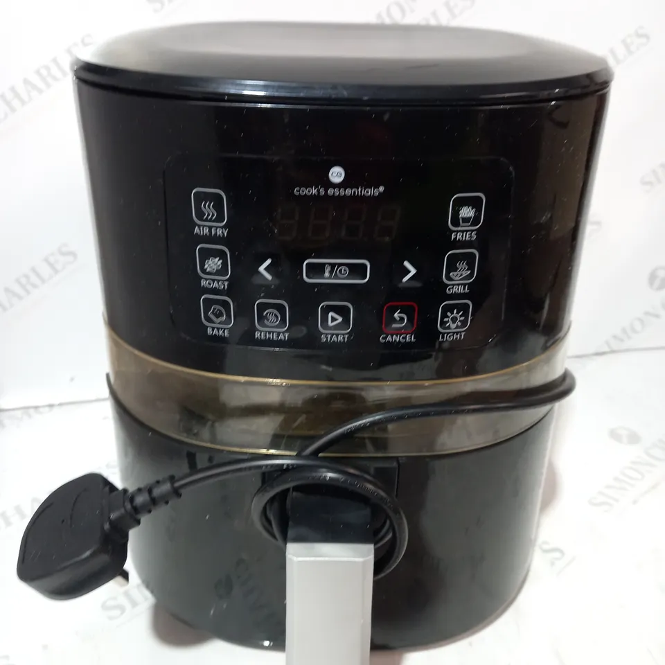 BOXED COOK'S ESSENTIALS 4L AIR FRYER - BLACK
