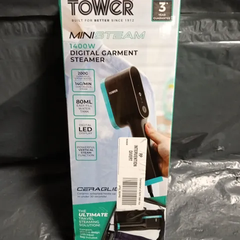SEALED TOWER MINISTEAM DIGITAL GARMENT STEAMER 