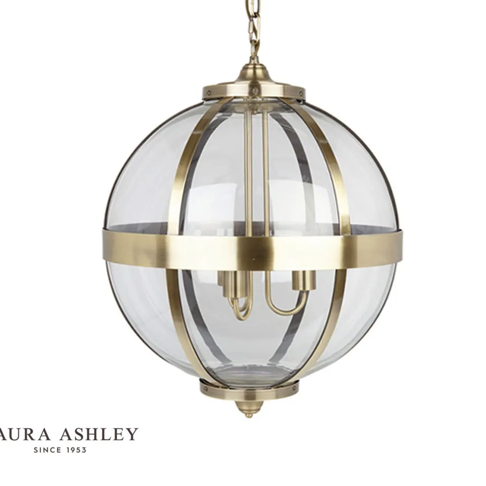 LAURA ASHLEY ODIHAM GOLD SPHERE PENDANT UNIVERSAL - ANTIQUE BRASS