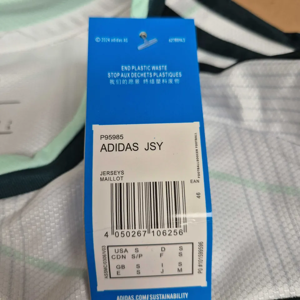 ADIDAS JERSEY – NORTHERN IRELAND FA, WHITE WITH CREST (EU 46)