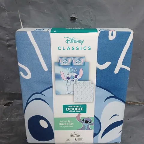 DISNEY CLASSICS STITCH REVERSIBLE DOUBLE DUVET SET