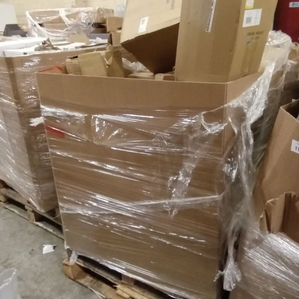 PALLET TO CONTAIN A LARGE QUANTITY OF DESIGNER HOME LIGHTING GOODS AND PRODUCTS 