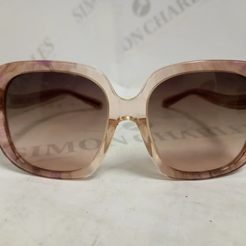 COACH TRANSPARENT PINK SQUARE SUNGLASSES RRP £142