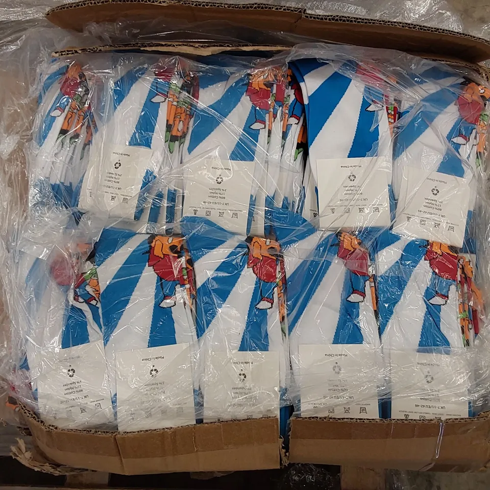 BOX OF APPROXIMATELY 360 PAIRS OF BRAND NEW BIER CO SOCKS (1 BOX)