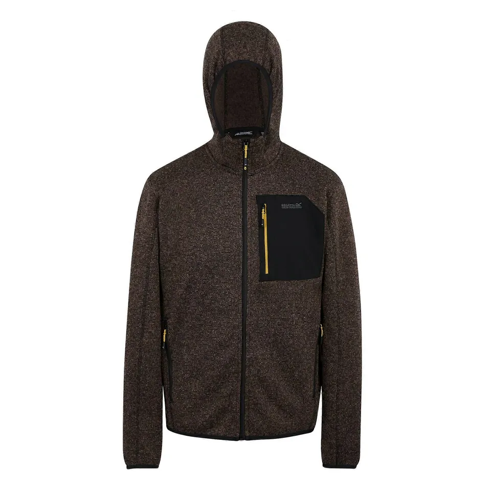 BRAND NEW REGATTA MENS NEWHILL FULL ZIP FLEECE NUT BROWN SIZE XXL