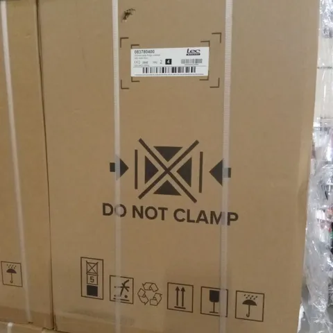 BOXED LED MEDICAL 600mm WIDE FRIDGE CABINET WITH SOLID DOOR - 083780400