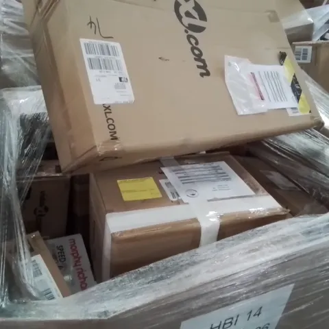 PALLET OF ASSORTED HOUSEHOLD GOODS AND PRODUCTS TO INCLUDE;SOLAR LIGHT,IRON,GARDEN BASKET