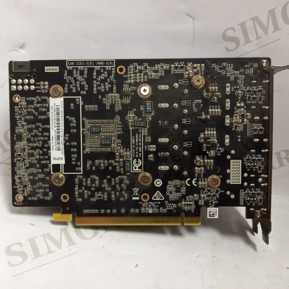 ZOTAC GEFORCE GTX 1060 3GB 192 BIT GDDRDD5