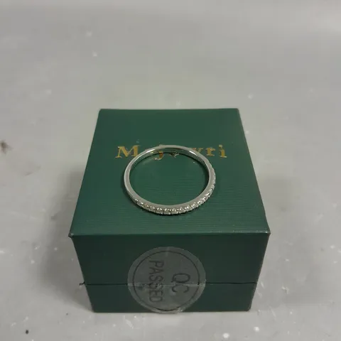 MEJEWRI MOISSANITE HALF ETERNITY RING