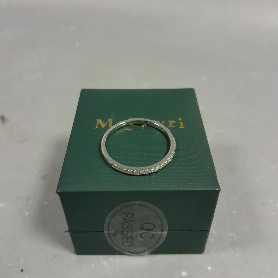 MEJEWRI MOISSANITE HALF ETERNITY RING 