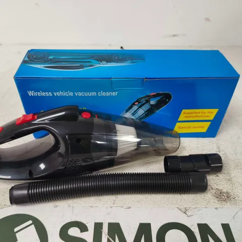 CORDLESS CAR VACUUM CLEANER WITH ATTACHMENTS