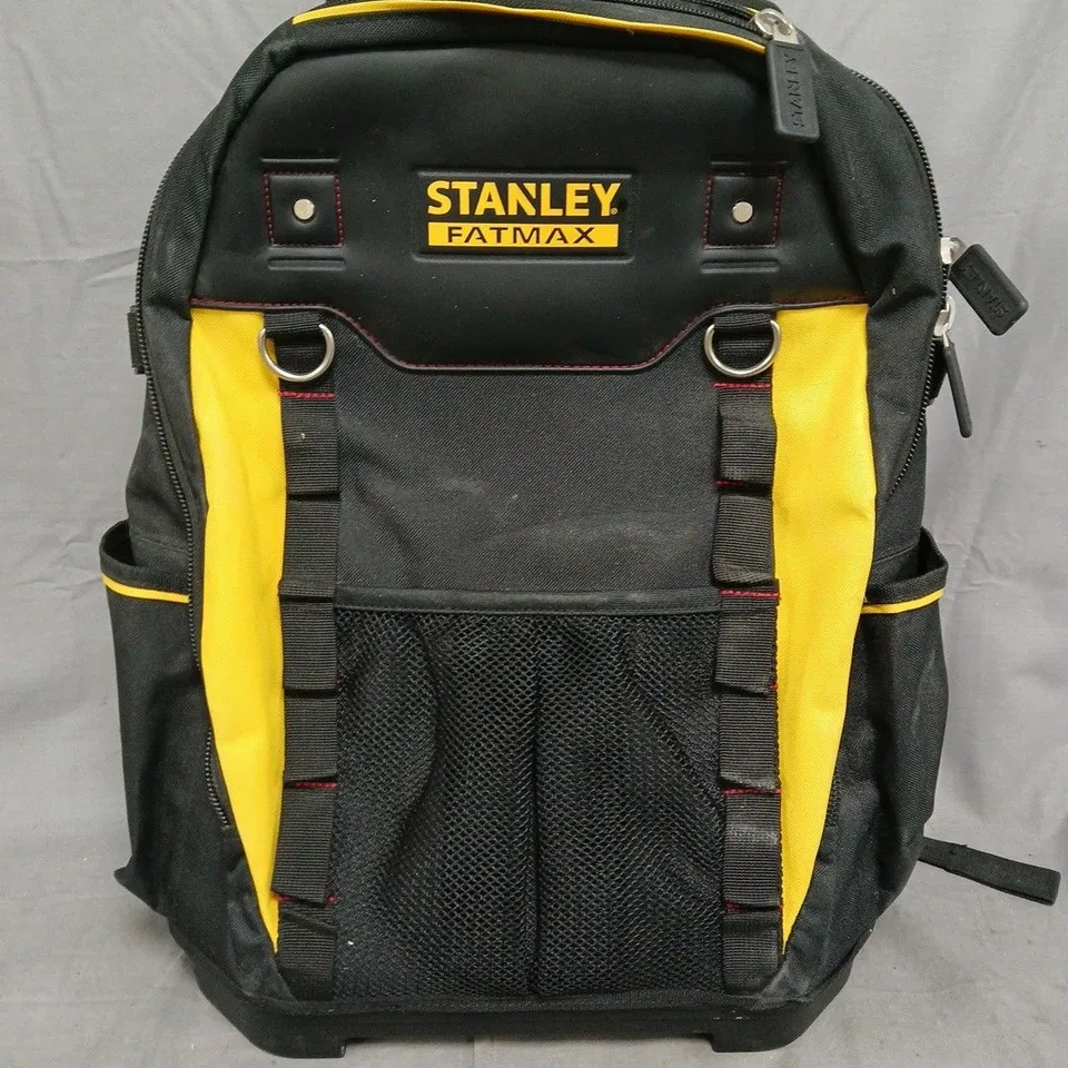 STANLEY FATMAX BACKPACK IN BLACK/YELLOW