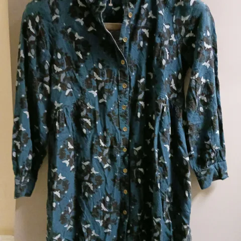 THE WHITE STUFF LADIES SHIRT DARK GREEN SIZE 12
