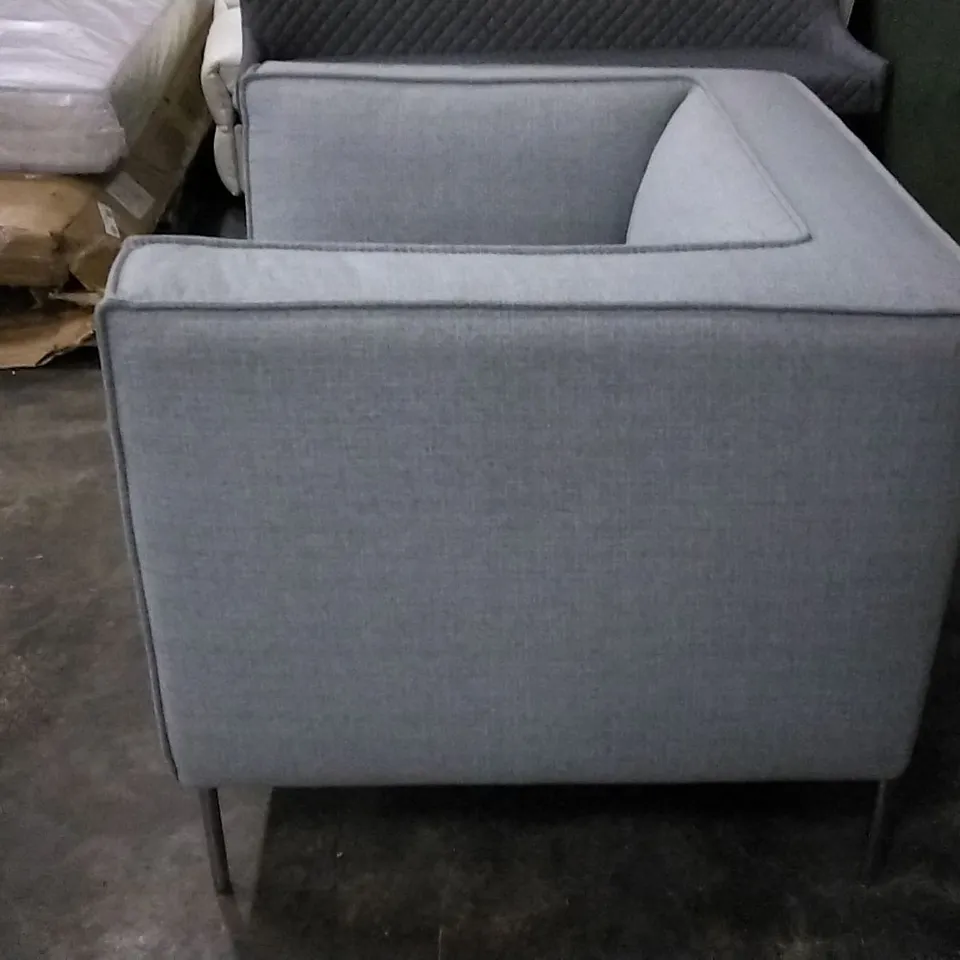 DESIGNER GREY LOUNGE CHAIR