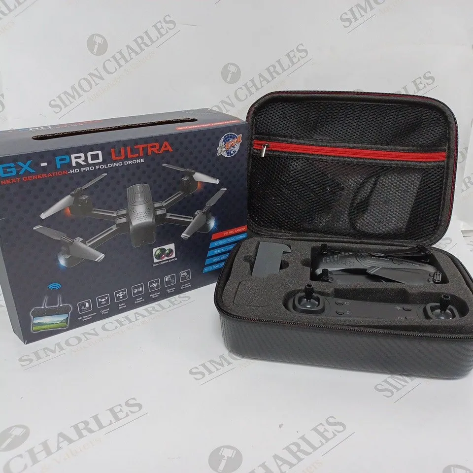 BOXED RDM GX-PRO ULTRA NEXT GENERATION HD PRO FOLDING DRONE 