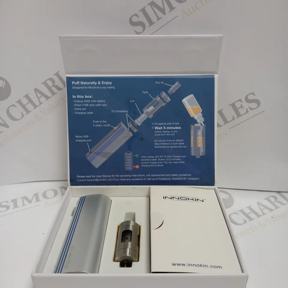 INNOKIN ENDURA T22E COMPLETE VAPING SYSTEM 