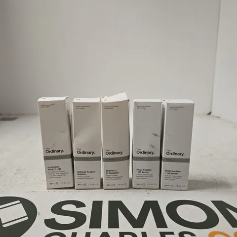 THE ORDINARY SKINCARE SERUMS – ASSORTED COLLECTION (5 X 30ML)