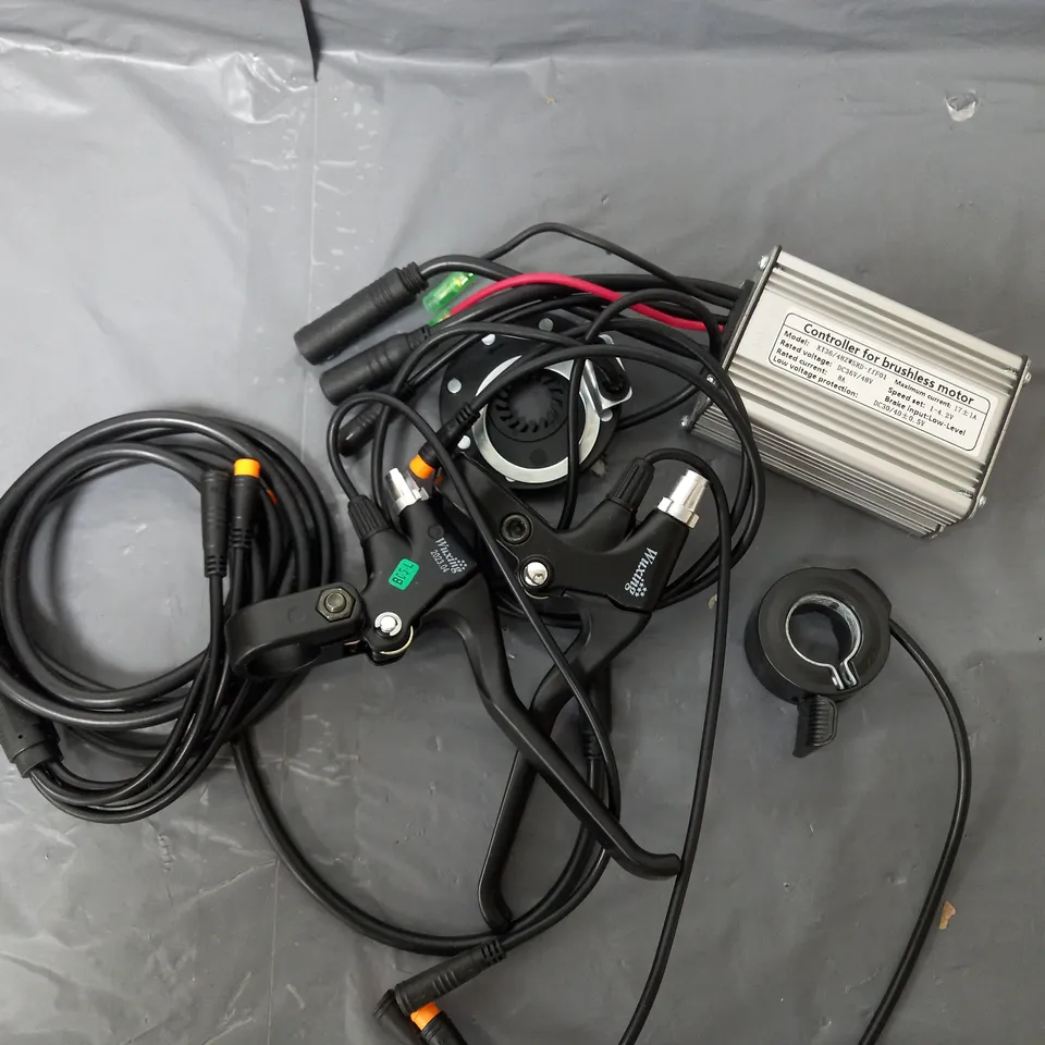 ALOMEJER 36V ELECTRIC BIKE BRUSHLESS MOTOR CONTROLLER WITH LSC4 METER  DIAL ASSIST SENSOR BRAKE HANDLE 