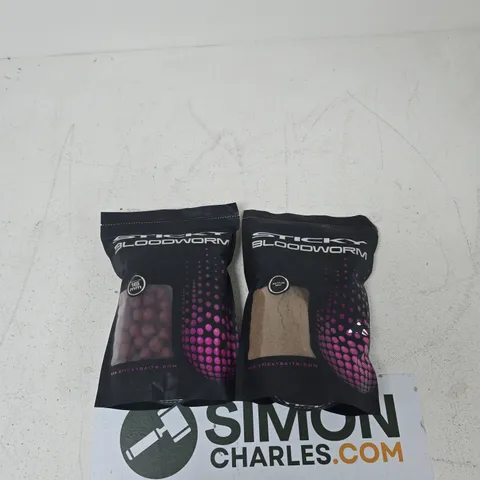 STICKY BLOODWORM BAIT BAGS β 2 X PACK (STICKYBAITS)