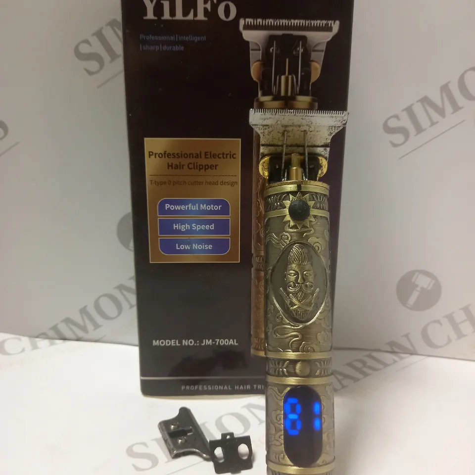 BOXED YILFO PROFESSIONAL ELECTRIC HAIR CLIPPER 