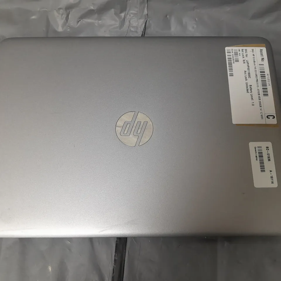 UNBOXED HP ELITEBOOK 745 G3 AMD PRO A10 8GB 256GB LAPTOP