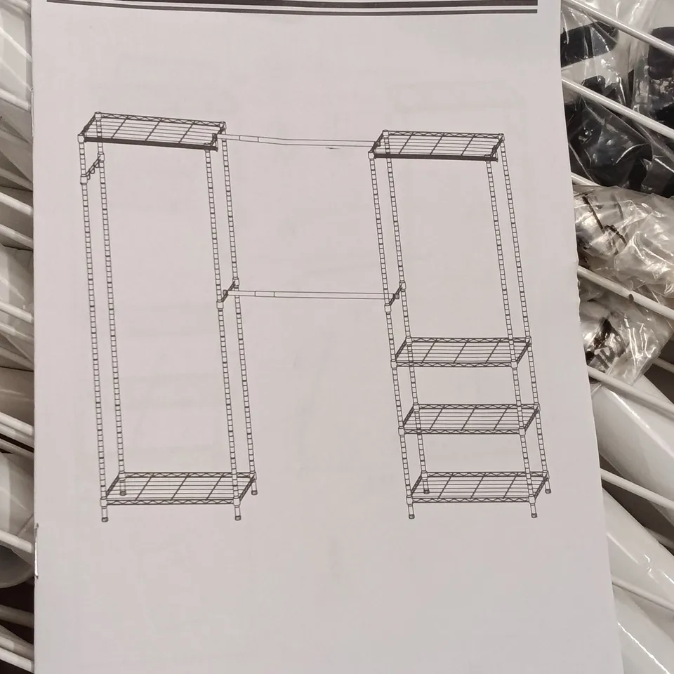 BOXED HOMDOX SHELVING UNIT - WHITE (1 BOX)