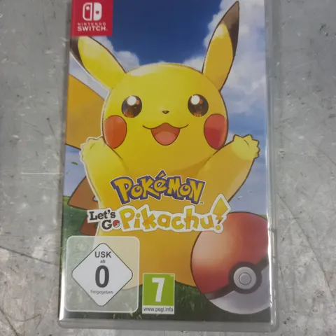 NINTENDO SWITCH POKEMON LET'S GO PIKACHU