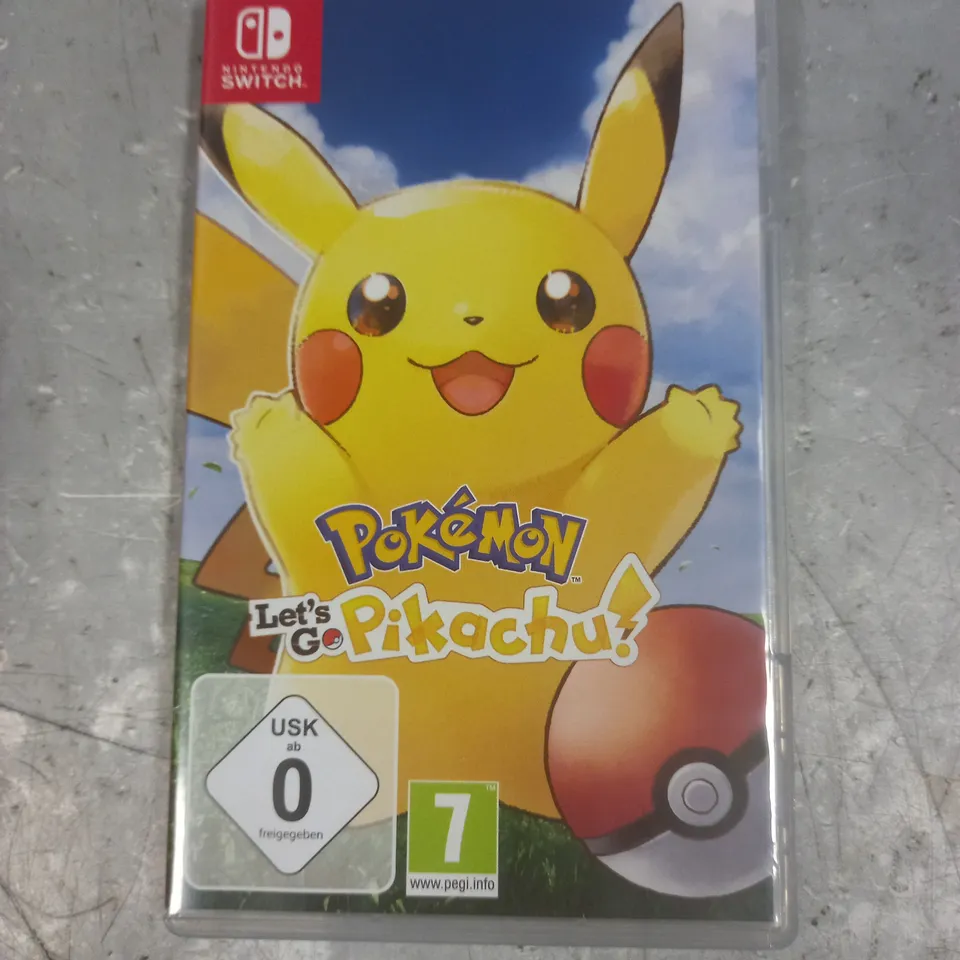 NINTENDO SWITCH POKEMON LET'S GO PIKACHU