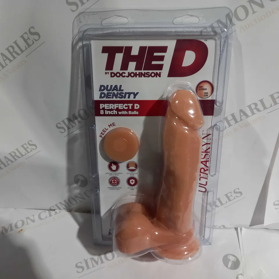 THE D BY DOC JOHNSON DUAL DENSITY 8 INCH