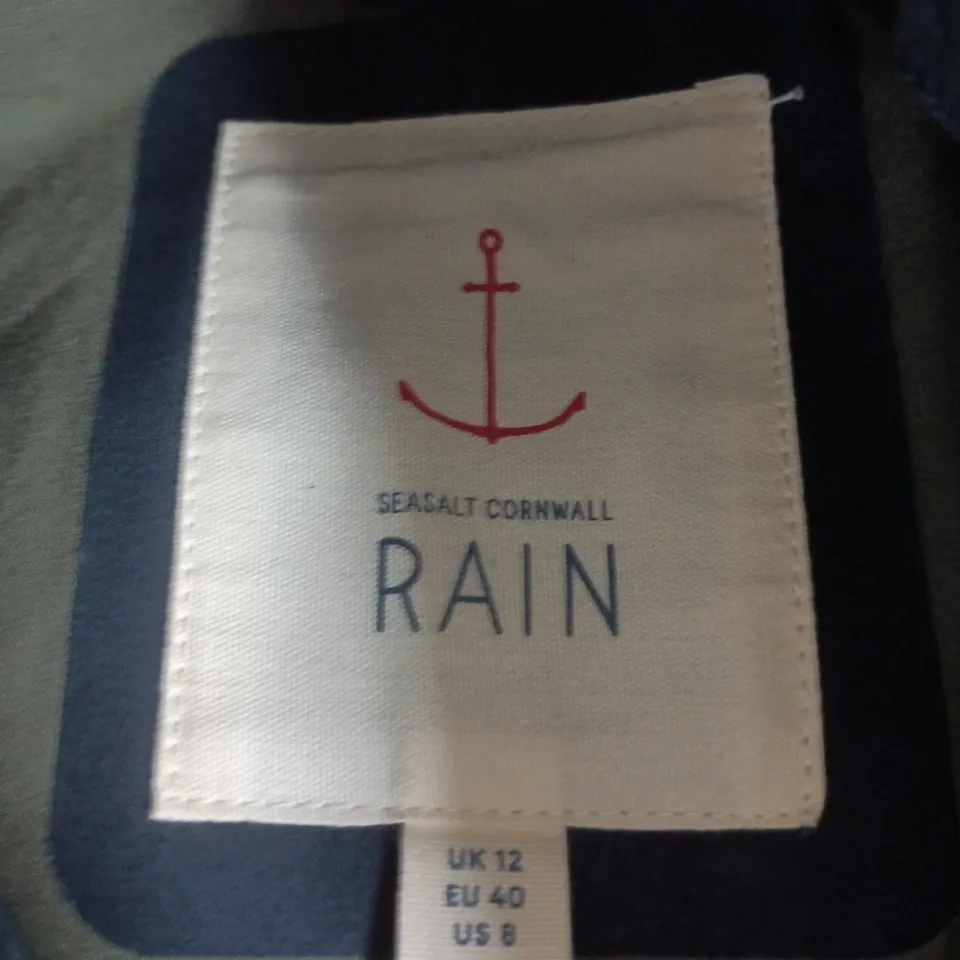 SEASALT CORNWALL RAIN JACKET – NAVY, WOMEN'S UK12 (EU40, US8)