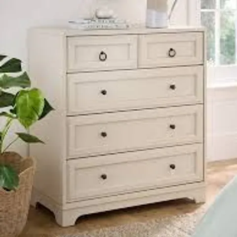 BOXED CABOT 2 + 3 DRAWER CHEST - CREAM (1 BOX)