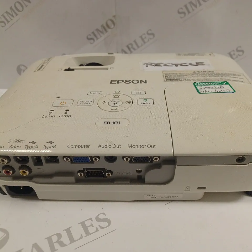 UNBOXED EPSON EB-X11 LCD PROJECTOR
