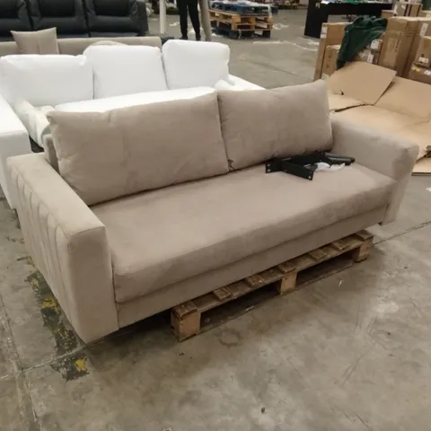 LANA 3 SEATER SOFA, CHAMPAGNE CLASSIC VELVET