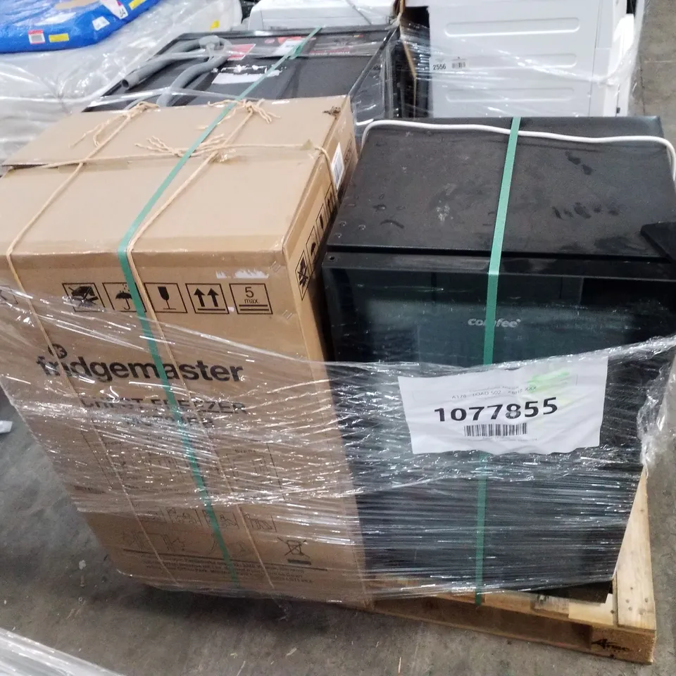 PALLET OF APPROXIMATELY 4 UNPROCESSED RAW RETURN WHITE GOODS TO INCLUDE;