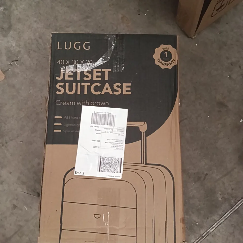 BOXED LUGG TRAVEL SUITCASE