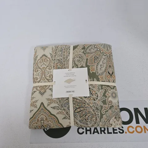 ZAR HOME DUVET COVER – PAISLEY PATTERN, 135 X 200 CM, 100% COTTON SATEEN (300TC)
