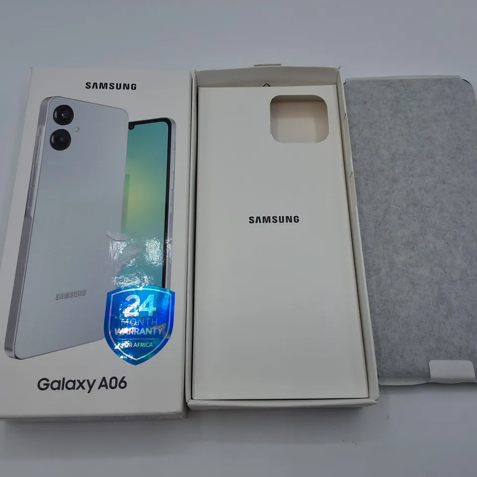 BOXED SAMSUNG GALAXY A06 4GB/64GB IN LIGHT BLUE - SM-A065F